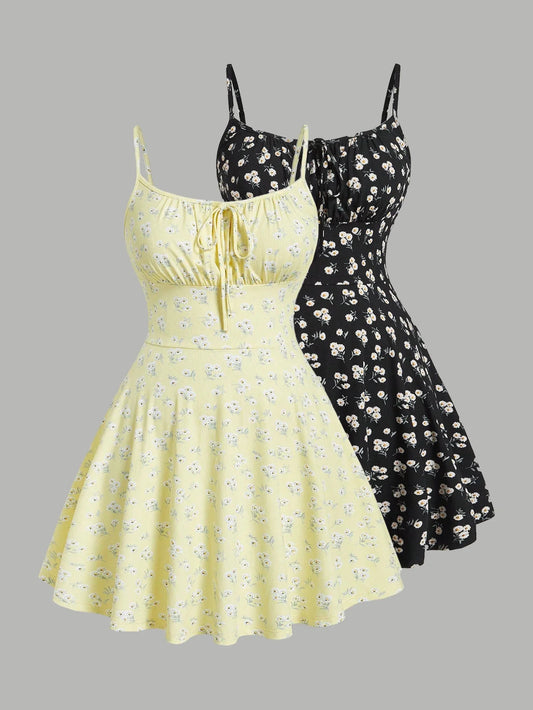 Chic Floral Camisole Dress