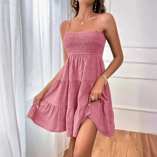 Chic Blue Summer Mini Dress